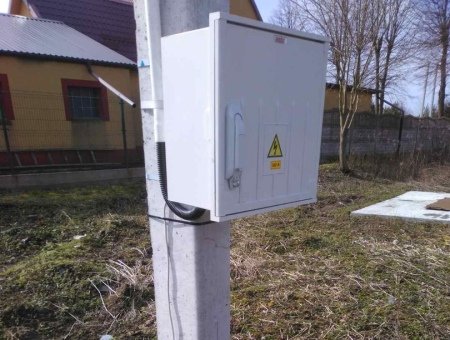 В поселке Голубево выполнили монтаж