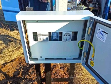 В поселке Раздольное подключили участок к электросетям