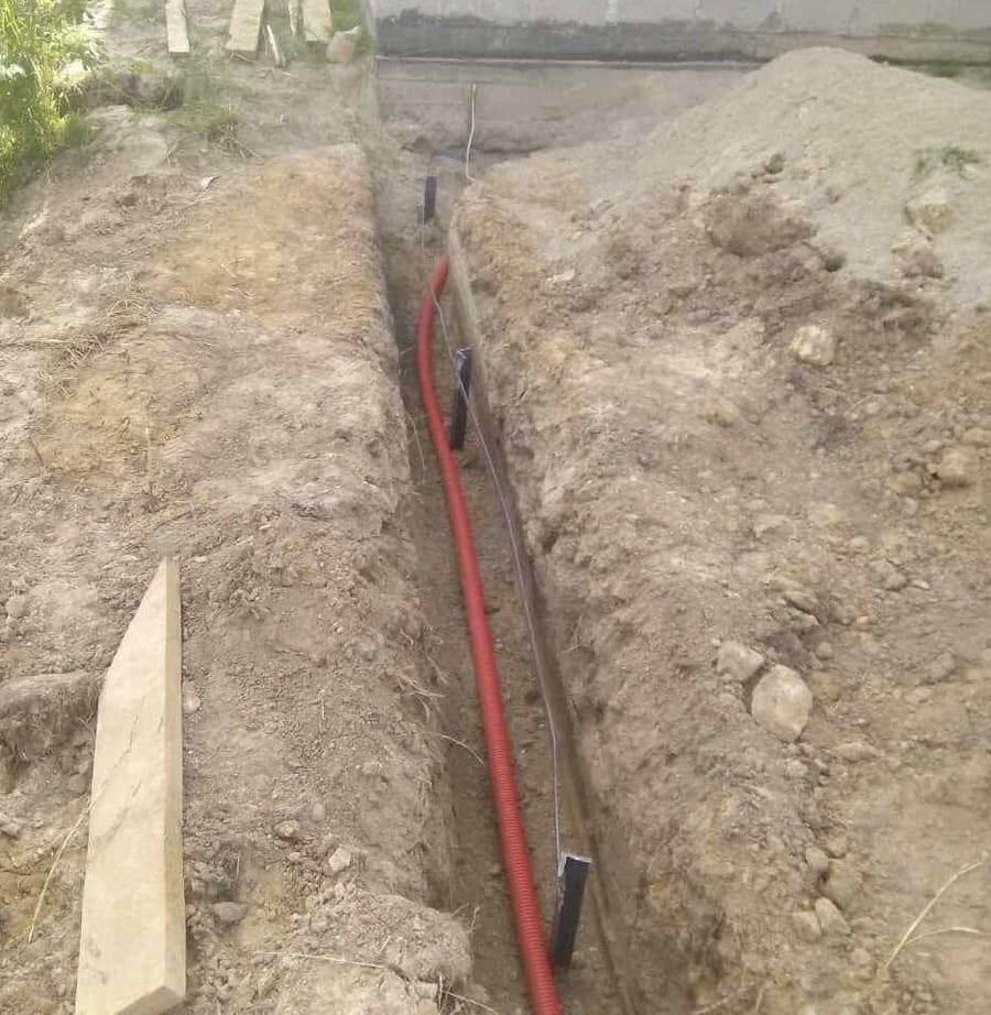 Электрификация участка в п. Родники