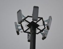 Устройство наружного освещения территории бетонного завода