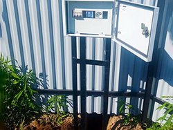 В поселке Заозерье подключили участок к электросетям Янтарьэнерго