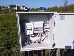 В поселке Малиновка подключили участок к электросетям Янтарьэнерго