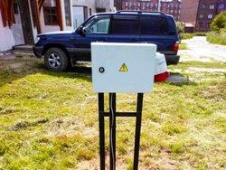 В городе Пионерский подключили участок к электросетям