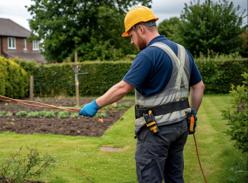 Подключить электричество к участку