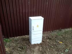 Подключение дома к электросетям в п. Каменка