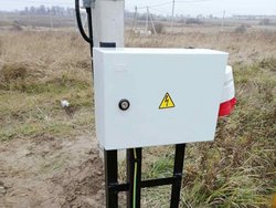 Подключение участка к электричеству в поселке Голубево