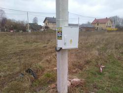 Подключение стройплощадки к электросети в поселке Заозерье