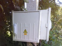 В СНТ "Вишневый сад" (1-я Большая Окружная) подключили участок к электросетям