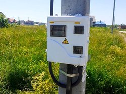 В поселке Матросово подключили участок к электросетям