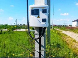 В поселке Шоссейный подключили частный дом к электросетям