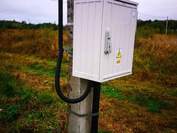 В поселке Матросово подключили еще два участка к электросетям