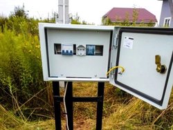 В поселке Рыбное подключили участок к электросетям