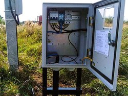 В поселке Матросово подключили участок к электросетям