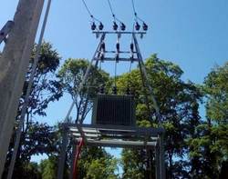 Строительство мачтовой трансформаторной подстанции МТП